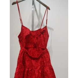 Summer Print Red Halter Dress Summer Print Red Halter Dress