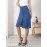 Fashion Loose Slim Denim Skirt, Split A-line Bag Hip Skirt Long Skirt, Women's Clothing
