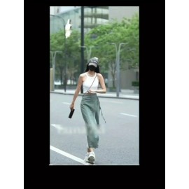 Women'S Elegant Denim Wrap Skirt - High Waist Lace-Up Slit Midi Skirt, Cotton Blend, Geometric Pattern, Woven Fabric, Non-Stretch for Spring/Summer/Fall Women'S Elegant Denim Wrap Skirt - High Waist Lace-Up Slit Midi Skirt, Cotton Blend, Geometric Pattern, Woven Fabric, Non-Stretch for Spring/Summer/Fall